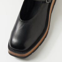 Women's Django & Juliette Tonk in Black-Natural & Black Leather-Sole. Sku: DJ21018CEWC5