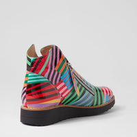 Women's Django & Juliette Ohmy in Black Stripe Multi Patent Leather. Sku: DJ16318B43PL