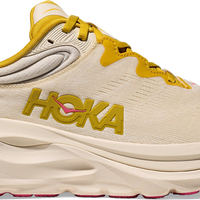 Women's HOKA Gaviota 6 Wide in Birch/ Yellow Gold. Sku: 1171935-BHY