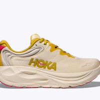 Women's HOKA Gaviota 6 Wide in Birch/ Yellow Gold. Sku: 1171935-BHY