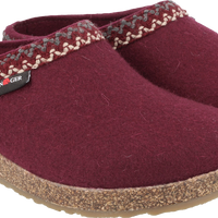 Women's Haflinger Grizzly ZigZag in Bordo. Sku: 711053-9