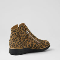 Women's Django & Juliette Ohmy in Camel Leopard Suede. Sku: DJ16318K13SU