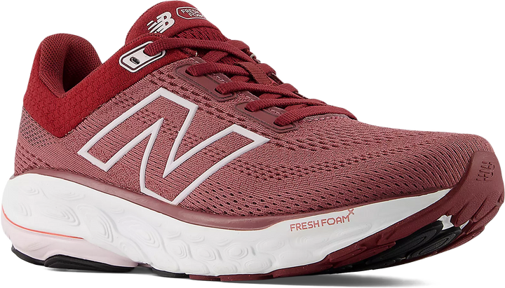 Women's New Balance 860 V14 Medium in Burgundy/ Pink Granite. Sku: W86014F-B