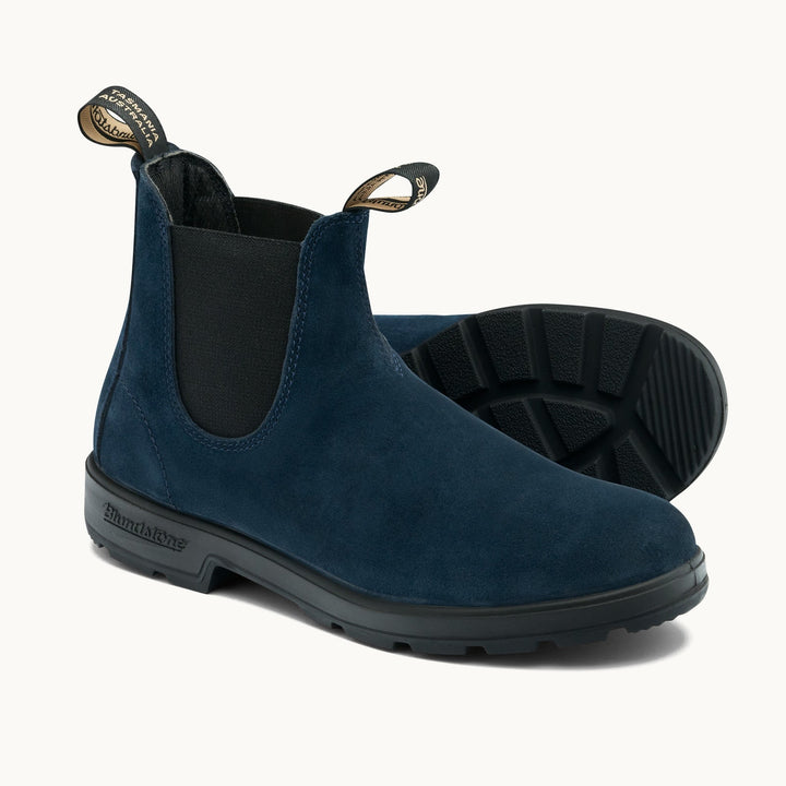 Women's Blundstone Suede Original Waterproof in Navy. Sku: 2503-NAVY
