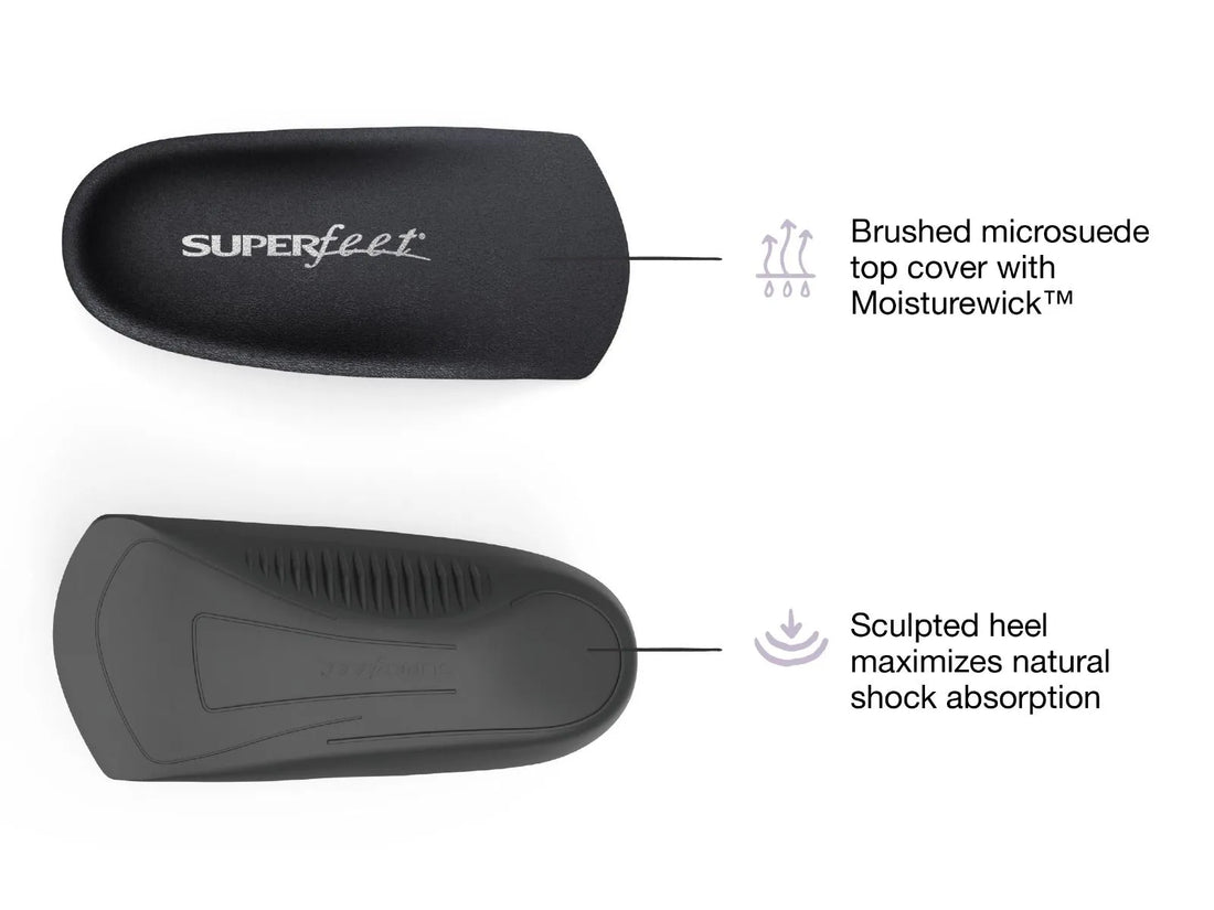 Unisex Superfeet Casual Easyfit in Black. Sku: DLX-DRESSFIT-W