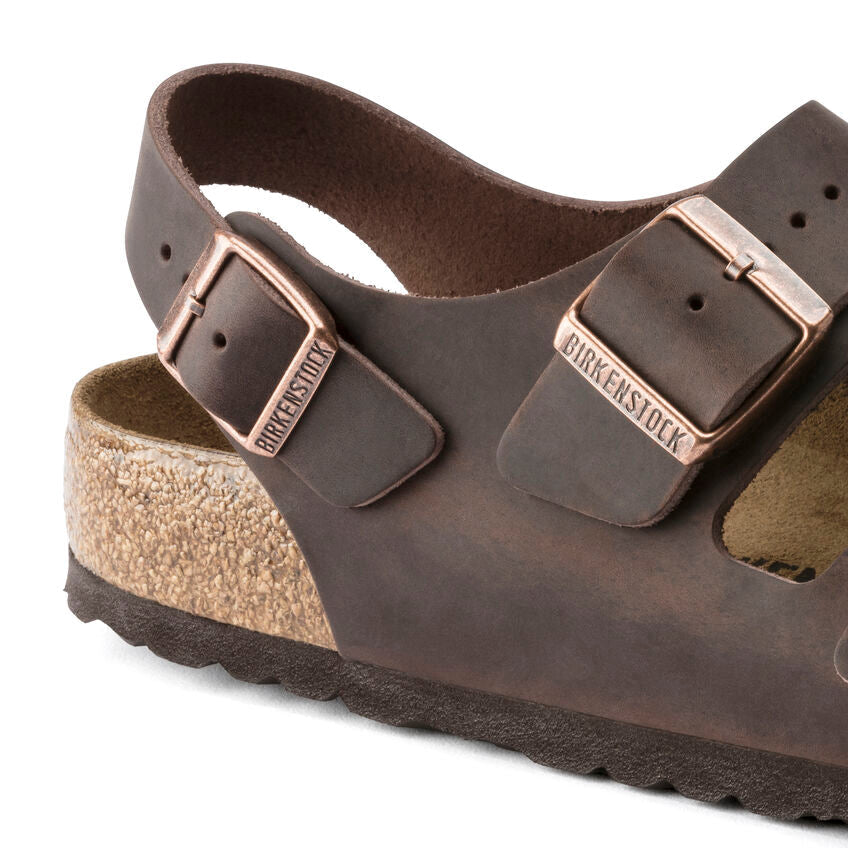 Birkenstock Milano Oiled Leather in Habana