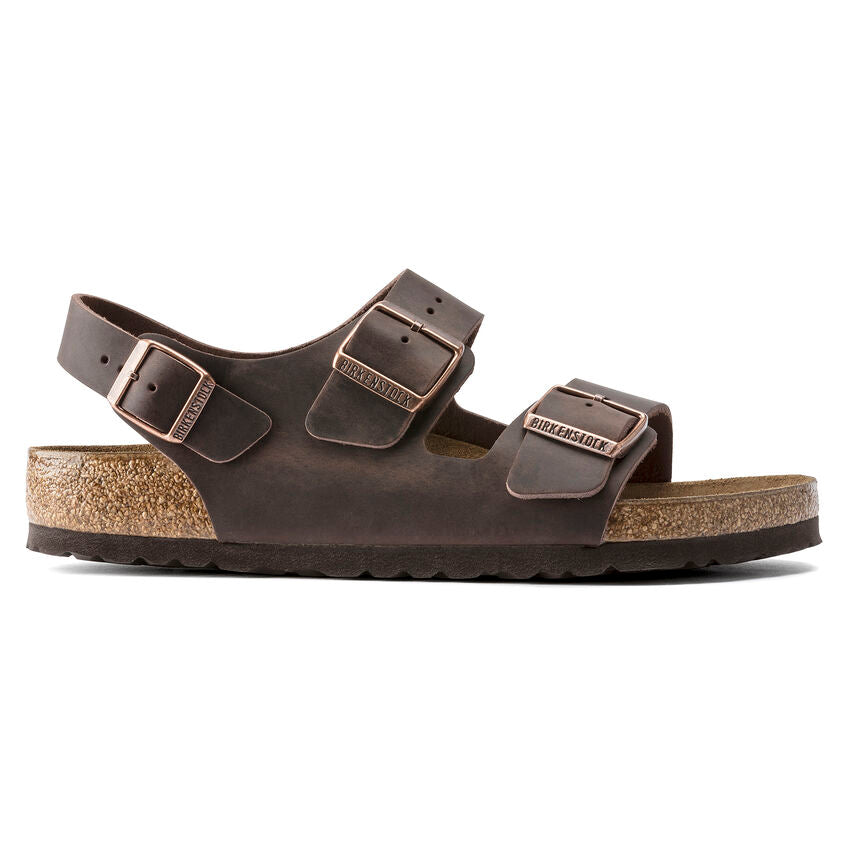 Birkenstock Milano Oiled Leather in Habana
