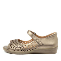 Women's Ziera Daffodil in Greige Leather sku: ZR10104NK6LE